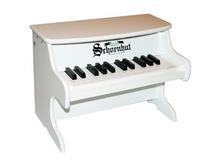 25 Key White Toy Piano 